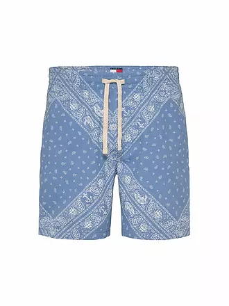 TOMMY JEANS | Badeshorts
Marca: TOMMY JEANS
Color: azul claro
Categorías: Moda,Hombre

Material: Algodón
Estampado: Paisley,Estampado
Largo (pantalones/jeans): Shorts
Estilo: Young Fashion
Altura de la cintura: Tiro medio
Detalles: Bolsillos laterales,Cordón | 